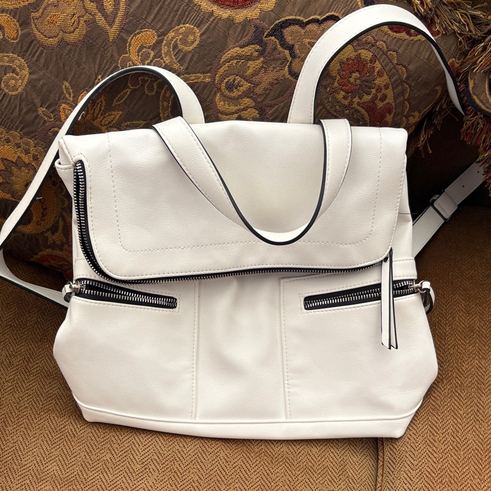 Mossimo Supply Co. White Backpack Bag